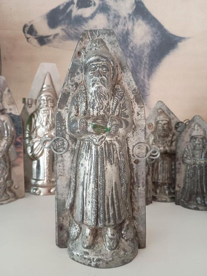 Chocolade mal: kerstman, père Noël, weihnachtsmann, Antiek en Kunst, Antiek | Keukenbenodigdheden, Ophalen of Verzenden