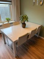 6x eetkamerstoel IKEA volfgang, Huis en Inrichting, Ophalen, Gebruikt, Wit