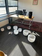 Kristallen Klankschalen Set - 7 Chakra - 432 Hz, Muziek en Instrumenten, Percussie, Nieuw, Ophalen of Verzenden, A, A