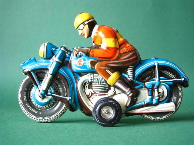 Tipp & Co blikken motorfiets Duitsland 1968, Antiek en Kunst, Antiek | Speelgoed, Ophalen of Verzenden