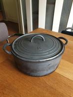 Zeldzame Gietijzeren Cousances Aubecq Pan no 12 (Le Creuset), Huis en Inrichting, Keuken | Potten en Pannen, Ophalen, Gebruikt