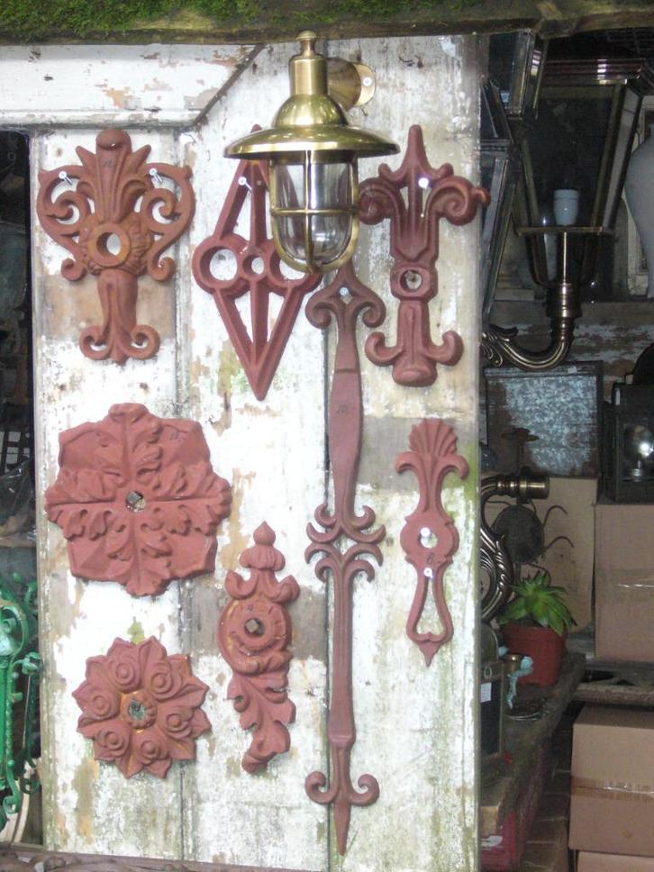 Gietijzer muuranker ornament levensboom stalraam curiosa, Tuin en Terras, Tuinwanddecoratie, Ophalen