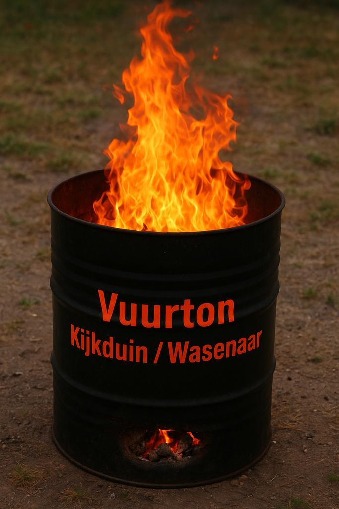 ️ VUURTON - VUURKORF - STOOKTON ️, Tuin en Terras, Vuurkorven, Zo goed als nieuw, Ophalen