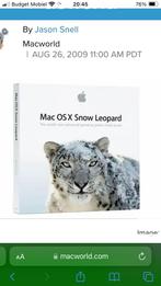 Snow leopard .dmg, Computers en Software, Besturingssoftware, Ophalen of Verzenden, Zo goed als nieuw