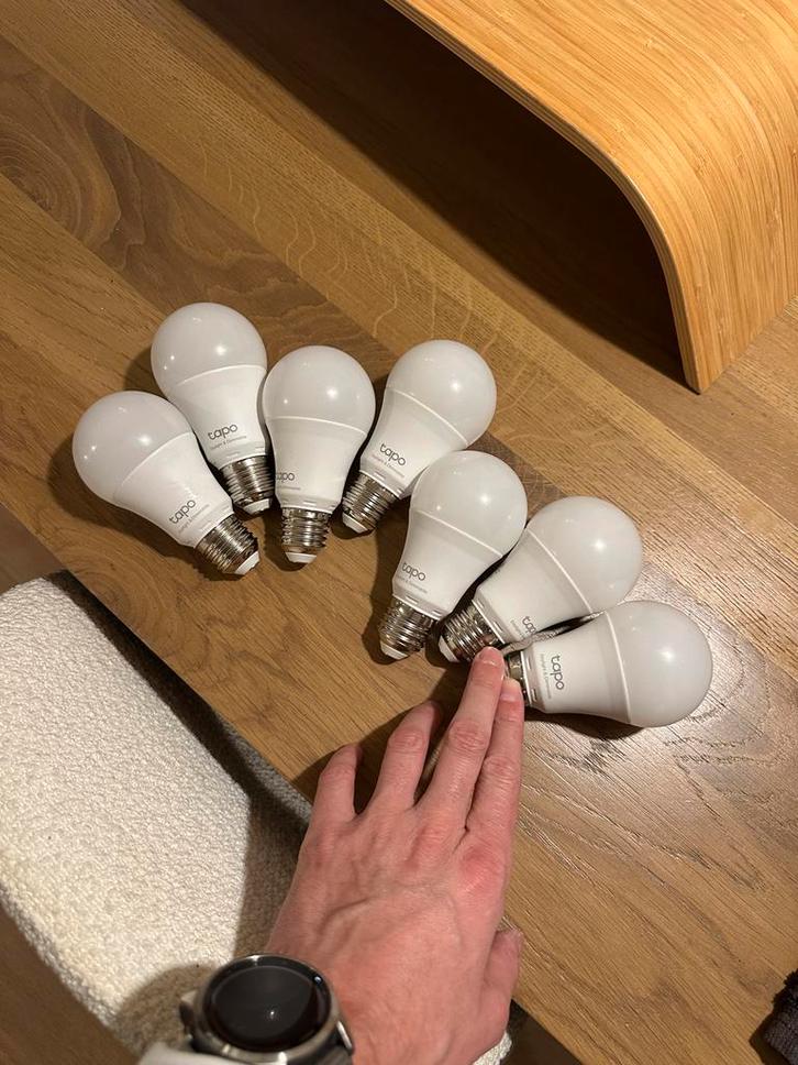 7x Tapo L520E Slimme dag licht Lampen, Huis en Inrichting, Lampen | Losse lampen, Nieuw, Led-lamp, Minder dan 30 watt, E27 (groot)