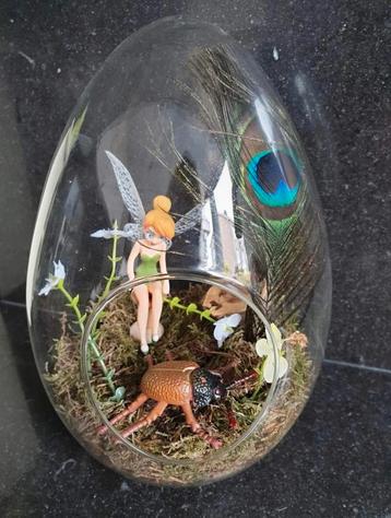 Sprookjes Terrarium Ei met Tinkerbell beschikbaar voor biedingen