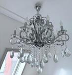 XL Kroonluchter met Kristallen, Ophalen, Gebruikt, Glas