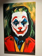 Joker op doek geschilderd 90*120, Antiek en Kunst, Kunst | Schilderijen | Modern, Ophalen of Verzenden