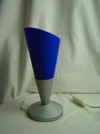 Blauw glazen tafellamp Kryolit Ikea jaren 90, Jaren 90, Ophalen of Verzenden, Zo goed als nieuw, Glas