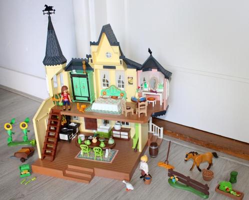 prachtig huis en lucky's slaapkamer spirit compleet+ extra's, Kinderen en Baby's, Speelgoed | Playmobil, Zo goed als nieuw, Complete set