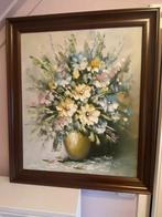 Mooi bloemen schilderij.Jonk, Antiek en Kunst, Ophalen of Verzenden