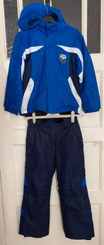 Skipak (skijas + skibroek) blauw van Carverace, maat 134-140, Kinderen en Baby's, Kinderkleding | Maat 134, Gebruikt, Carverace
