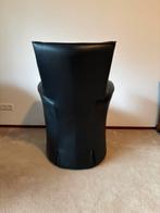 Lederen stoel, Huis en Inrichting, Ophalen of Verzenden, Zwart, Eén