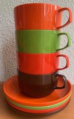 Mepal 4x soepkom en schotel (retro/vintage), Lochem, Ophalen of Verzenden, Zo goed als nieuw, Mepal