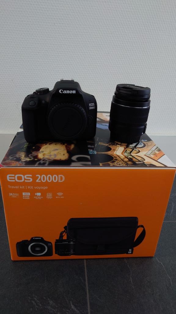Canon EOS 2000D Spiegelreflexcamera, Audio, Tv en Foto, Fotocamera's Digitaal, Gebruikt, Spiegelreflex, Canon, 4 t/m 7 keer, Ophalen of Verzenden