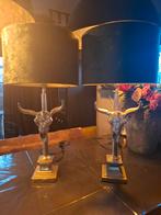 Twee prachtige Colmore bull skull lampen, Ophalen of Verzenden, Zo goed als nieuw, Stof, Modern