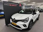 Renault Captur 1.6 E-Tech plug-in hybrid 160 techno met Schu, 77 km/l, Gebruikt, Leder en Stof, Wit