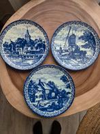 3 delftsblauwe wandborden, Antiek en Kunst, Ophalen of Verzenden
