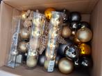 Kerstversiering, goud, donker, Diversen, Kerst, Ophalen of Verzenden, Gebruikt