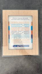 Fotolijst, 13x18cm, hout en zwart, nieuw in verpakking, Ophalen of Verzenden, Nieuw