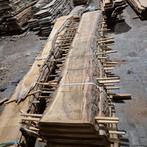Eiken Stam Meubelhout - 390x45-70x5cm zsm ophalen, Doe-het-zelf en Verbouw, Hout en Planken, 25 tot 50 mm, Eiken, Ophalen of Verzenden