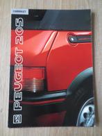Autofolder: Peugeot 205 Cabriolet. Folder is nieuw uit 1991., Ophalen of Verzenden, Nieuw, Peugeot