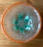 Zware glazen schaal met craquele van WMF., Ophalen of Verzenden