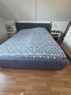 Ubica boxspring, Huis en Inrichting, Ophalen, Gebruikt, Blauw, Tweepersoons