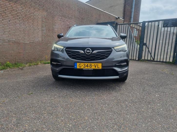 Opel Grandland X 1.2 Turbo 130pk S&S Aut 2020 Grijs, Auto's, Opel, Bedrijf, Grandland X, Adaptieve lichten, Adaptive Cruise Control