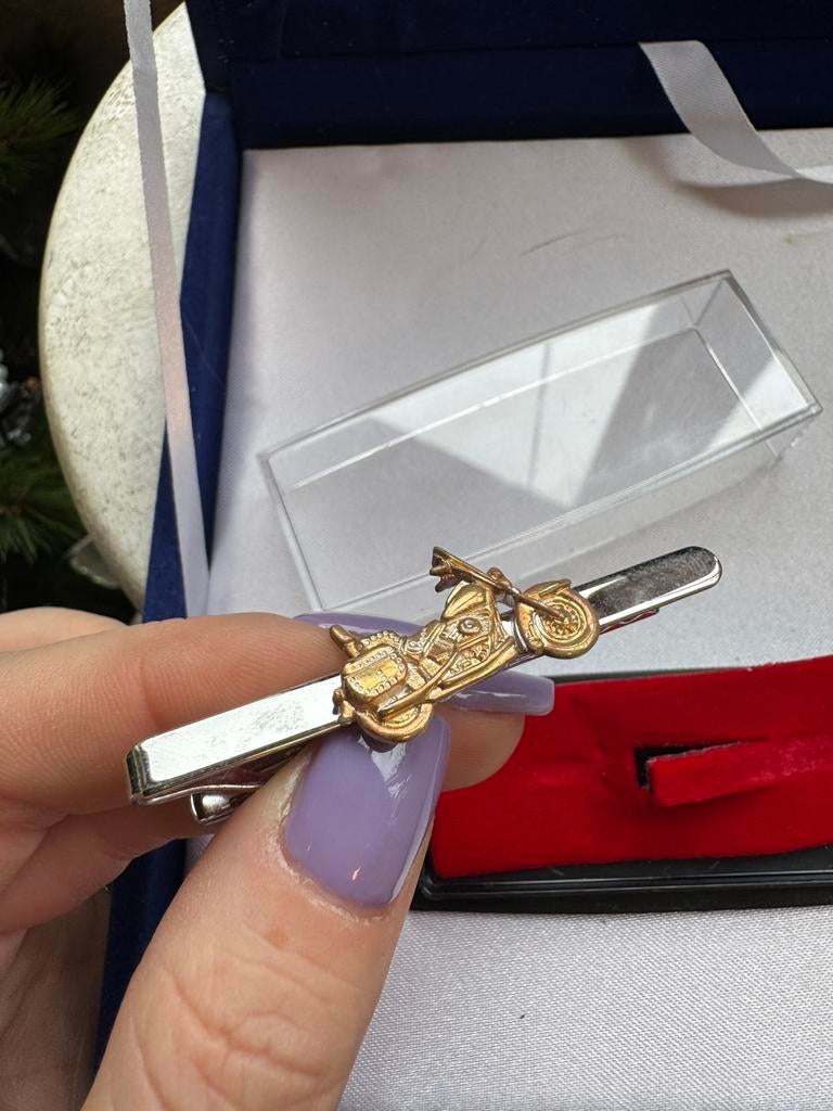 Vintage motorcycle/moped tie clip, Kleding | Heren, Stropdassen, Verzenden, Nieuw