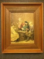 Th vd Horst | Repro David Teniers II "La partie de cartes", Antiek en Kunst, Ophalen of Verzenden