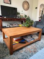 Teak houten salontafel, Minder dan 50 cm, Teakhout, Gebruikt, Rechthoekig
