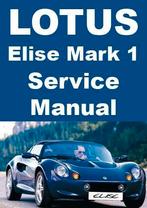 Lotus Elise MK1 workshop manual op DVD in PDF formaat, Verzenden