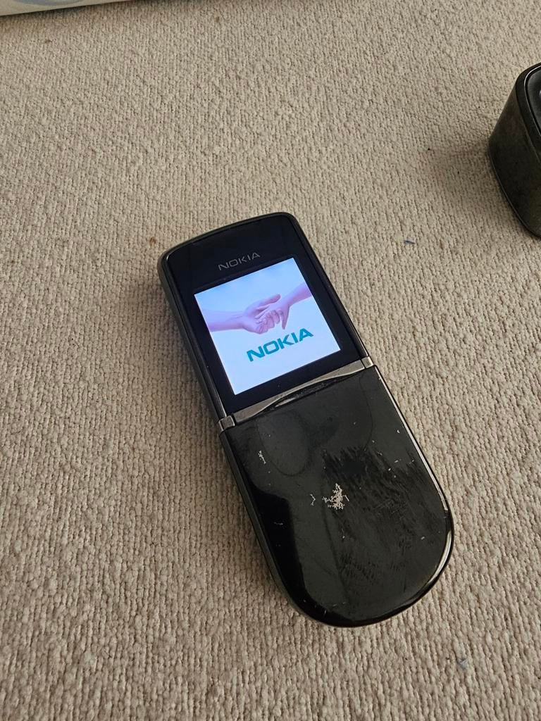 Nokia 8800d - Klassieke luxe telefoon, Gebruikt, Schuifmodel, Zwart, Ophalen of Verzenden