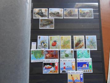 verzameling postzegels Engeland 1985 t/m 1990 beschikbaar voor biedingen