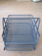 brieven/postbak/ organizer. Grijs. 30/35 cm. . Draadmetaal., Diversen, Ophalen of Verzenden, Nieuw