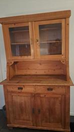 Grenen buffetkast, Ophalen of Verzenden, Gebruikt, 50 tot 75 cm, 200 cm of meer