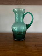 Waterkan  groen France vintage, Huis en Inrichting, Keuken | Servies, Ophalen of Verzenden, Glas, Overige stijlen, Kop(pen) en/of Schotel(s)
