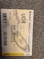 TICKET NAC-FEYENOORD 3-4, Ophalen of Verzenden, Zo goed als nieuw, Feyenoord, Overige typen
