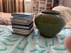 Groen geglazuurde aardewerk pot met deksel, Antiek en Kunst, Antiek | Keramiek en Aardewerk, Ophalen