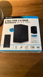 Icy box 2 Bay, USB 3.0 incl 2 X 3TB Seagate HDDs , + Raid, Desktop, Extern, Ophalen of Verzenden, 6TB