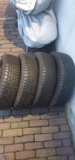 Winterbanden 155/65R14 met velg - Peugeot 107/Aygo/C1, Auto-onderdelen, Banden en Velgen, Ophalen, 14 inch, Gebruikt, 155 mm