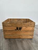 Fruitkisten met persoonlijke tekst 50x40 hoogte 30cm, Minder dan 50 cm, 50 tot 100 cm, Harder Hout, Ophalen of Verzenden