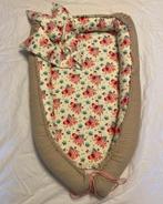 Babynestje roze olifantjes/taupe met tuttepopje, Kinderen en Baby's, Dekens, Slaapzakjes en Inbakerproducten, Ophalen of Verzenden