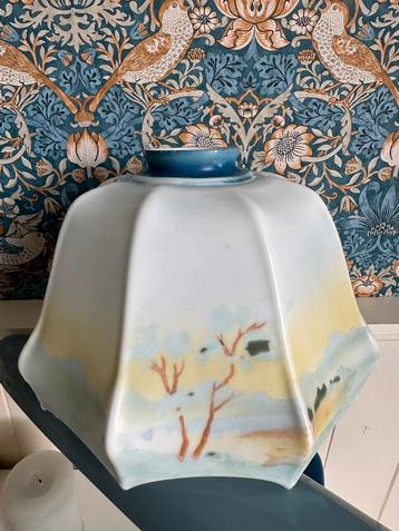 Art Deco opaline lampenkap natuur beschikbaar voor biedingen