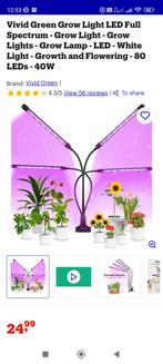 Grow Light LED Full Spectrum, Tuin en Terras, Kweekspullen, Ophalen, Zo goed als nieuw, Kweeklamp