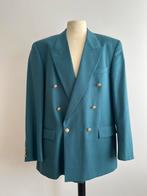 Vintage blauw groene blazer van Oxford maat 53, Ophalen of Verzenden, Zo goed als nieuw, Groen
