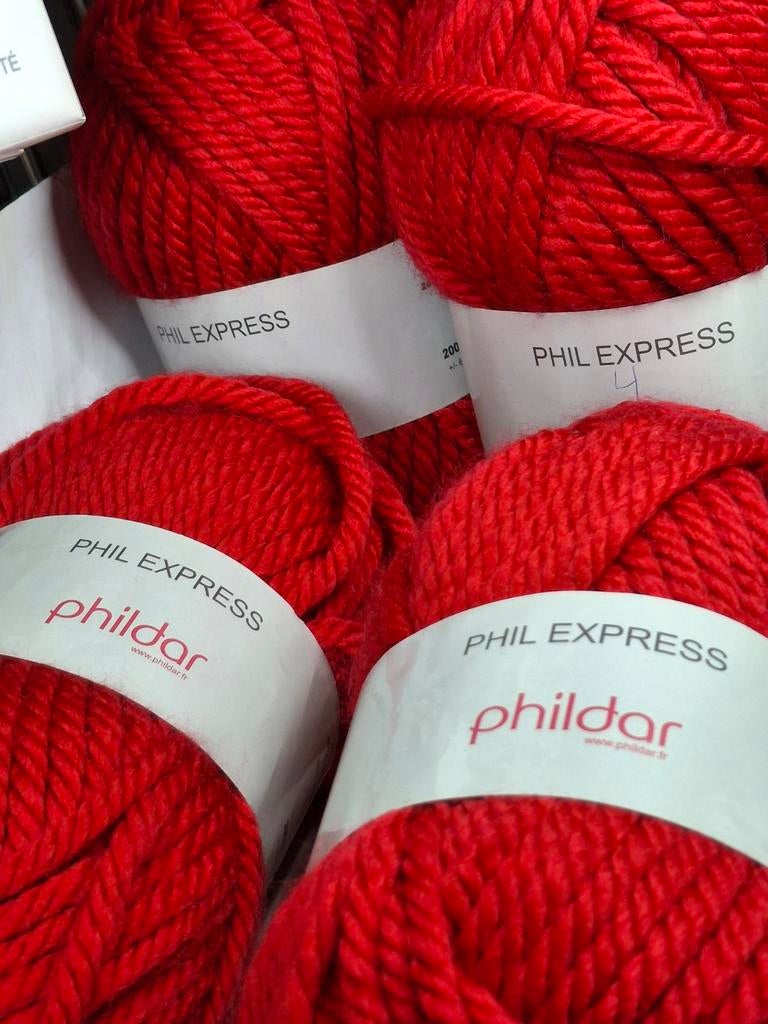 Phildar Phil Express - 4 bollen, Ophalen of Verzenden, Nieuw, Breien of Haken, Wol of Garen