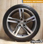 Audi A4 b9 velgen + Continental winterbanden | 18 inch!, Banden en Velgen, 18 inch, Audi, Gebruikt