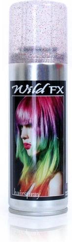 12 X Haarspray glitter multi colour spuitbus haarlak nieuw, Ophalen of Verzenden, Nieuw, Gel, Wax, Haarlak of Mousse